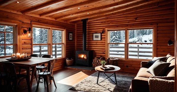 Espace chaleureux : votre chalet en bois sur mesure idéal