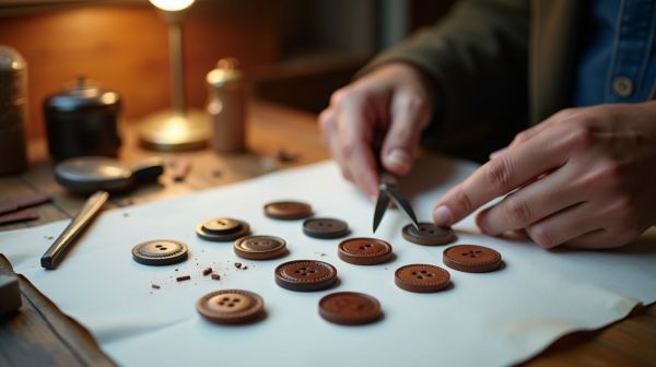 Quel bouton de col choisir pour vos créations en cuir ?